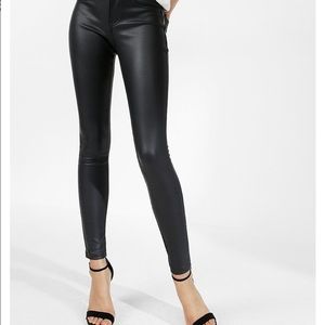 Express Vegan Leather Leggings